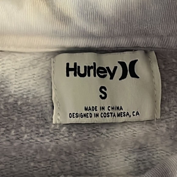 Born Hurley From Water Neutral Tie Dye Hoodie Size Small - Picture 5 of 8